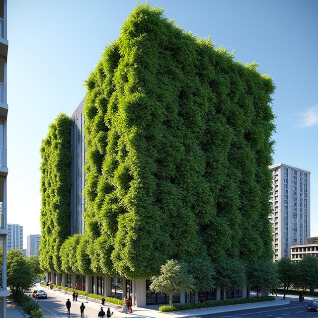 Huertos integrados en edificios residenciales y comerciales